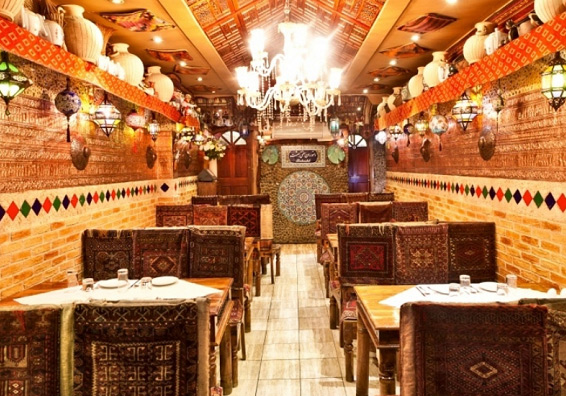 طراحی داخلی رستوران ایرانی در شیراز